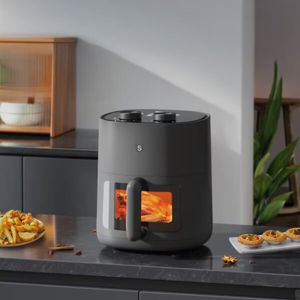 5L Household Capacity, Curved Tempered Glass Visible Window