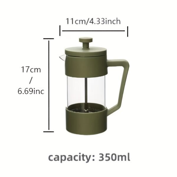 350ML Single-Piece Colorful French Press (Random Colour)