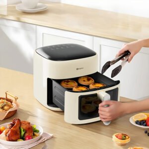 15 Compact Storage Air Fryer (Includes 10 Fryer Papers & Visual Window)