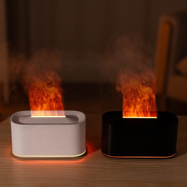 2827e1f089694c979cca88d5ce4b6aee-goods.jpeg Aromatherapy Diffuser with Flame Effect (White)