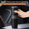 2-In-1 Mini Portable Coffee Maker with Built-In Grinder