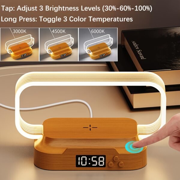 3ce71be7-705b-4e82-9e4c-6e3c7d8c1404.jpg Shenzhi Tech LED 3-In-1 Wireless Charging Lamp with Digital Clock