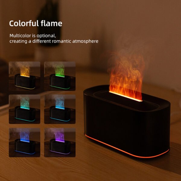 43da0c3414314538bc58de3ce72285eb-goods.jpeg Aromatherapy Diffuser with Flame Effect (White)