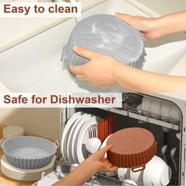 Reusable Silicone Air Fryer Liner (Non-Stick Baking Tray)