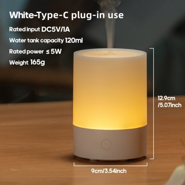 Kinscoter Aromatherapy Essential Oil Diffuser& Color Changing Night Light