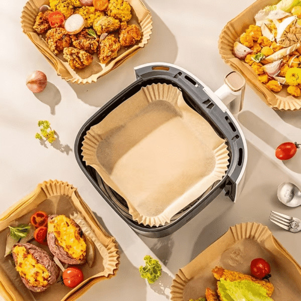 20pcs of Square Liners for Air Fryers