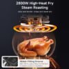 6a655c77-9717-46ca-aab5-1c6e48861468.jpg 10L Dual-Basket Air Fryer (Transparent Window + LCD Display)