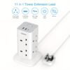 70614eaa-eaf8-4eaa-8a22-9fe40168af41.jpg 5M Tower Extension Lead Featuring 2 USB-A And 1 USB-C