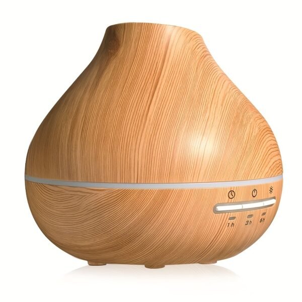 1pc Large-Capacity Simulated Wood Grain Aroma Diffuser