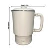 800ml Fast Boiling Electric Kettle with 2 Power Settings (600W/300W)