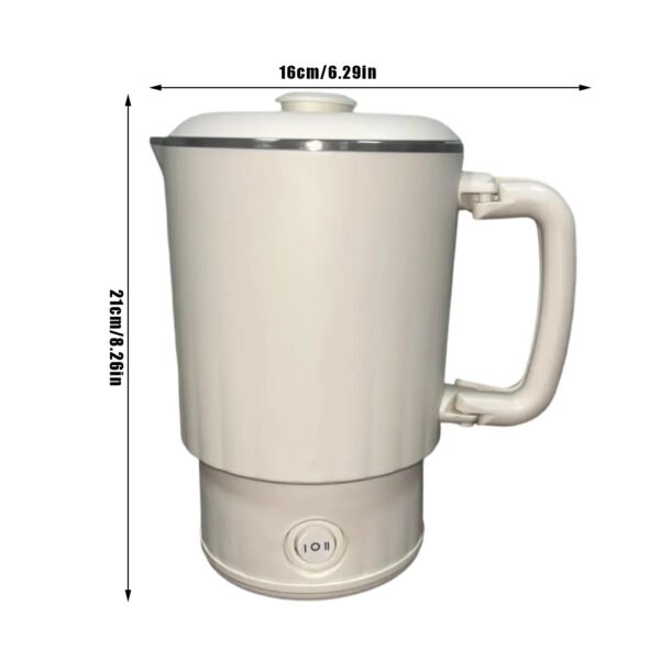 800ml Fast Boiling Electric Kettle with 2 Power Settings (600W/300W)