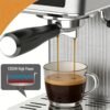 LED Touch Display Electric Espresso Machine