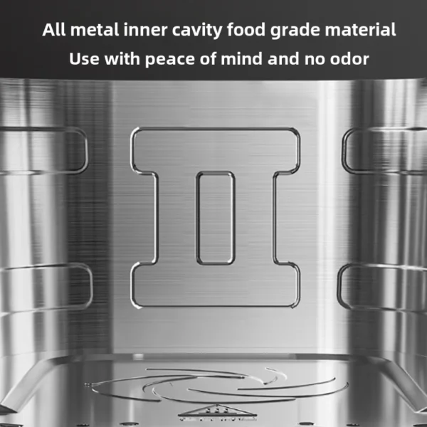 5L Efficient Air Fryer (Steam Tender, Metal Inner Cavity)