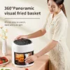 S609f3b17812a4e74b1cca434046db0c6b.webp Smart 4.5L Air Fryer (360° Convection, Visual Window)