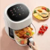 Sa375cd1d7ac74f72a43d507c7a7e6ed5Q.webp Smart 4.5L Air Fryer (360° Convection, Visual Window)