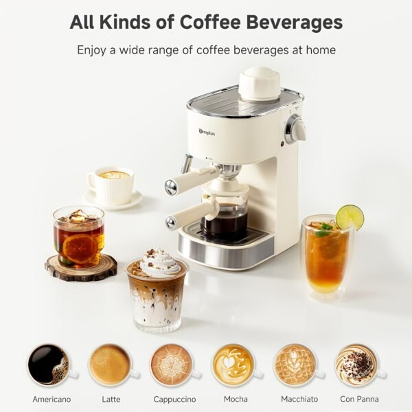 Simplus Italian Semi-Automatic Coffee Machine