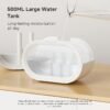 500ML Dual-Spray Desktop Humidifier (Ambient Light, Type-C)