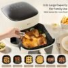 Compact Storage Air Fryer (Includes 10 Fryer Papers & Visual Window)
