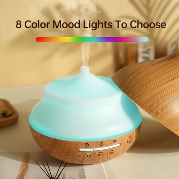 1pc Large-Capacity Simulated Wood Grain Aroma Diffuser