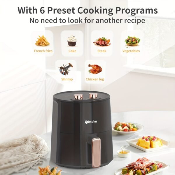 3.5L Large Capacity, Oil-Free, Multi-Function, Hot Air Circulation (faster, Healthier)