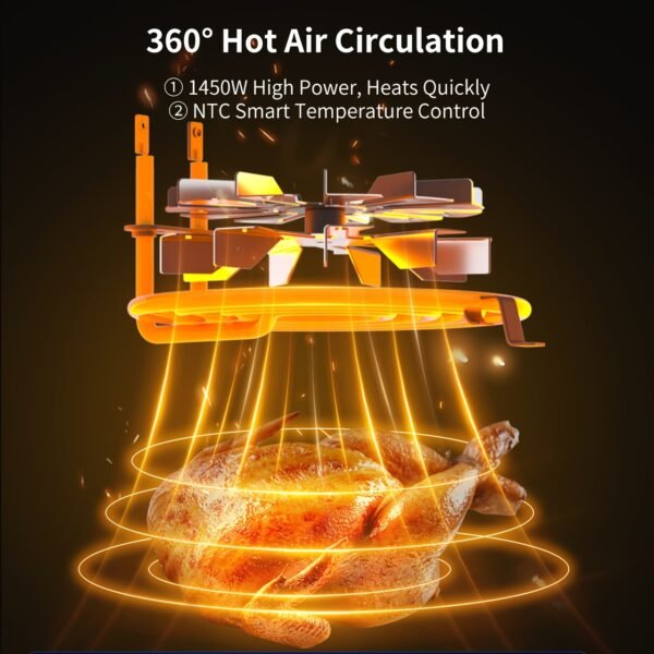 5L Household Capacity, Curved Tempered Glass Visible Window